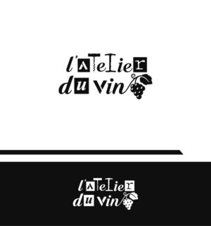 L'atelier du vin | Design de Logo par Fat Bat Man