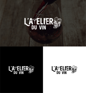 L'atelier du vin | Design de Logo par Jose Loaiza
