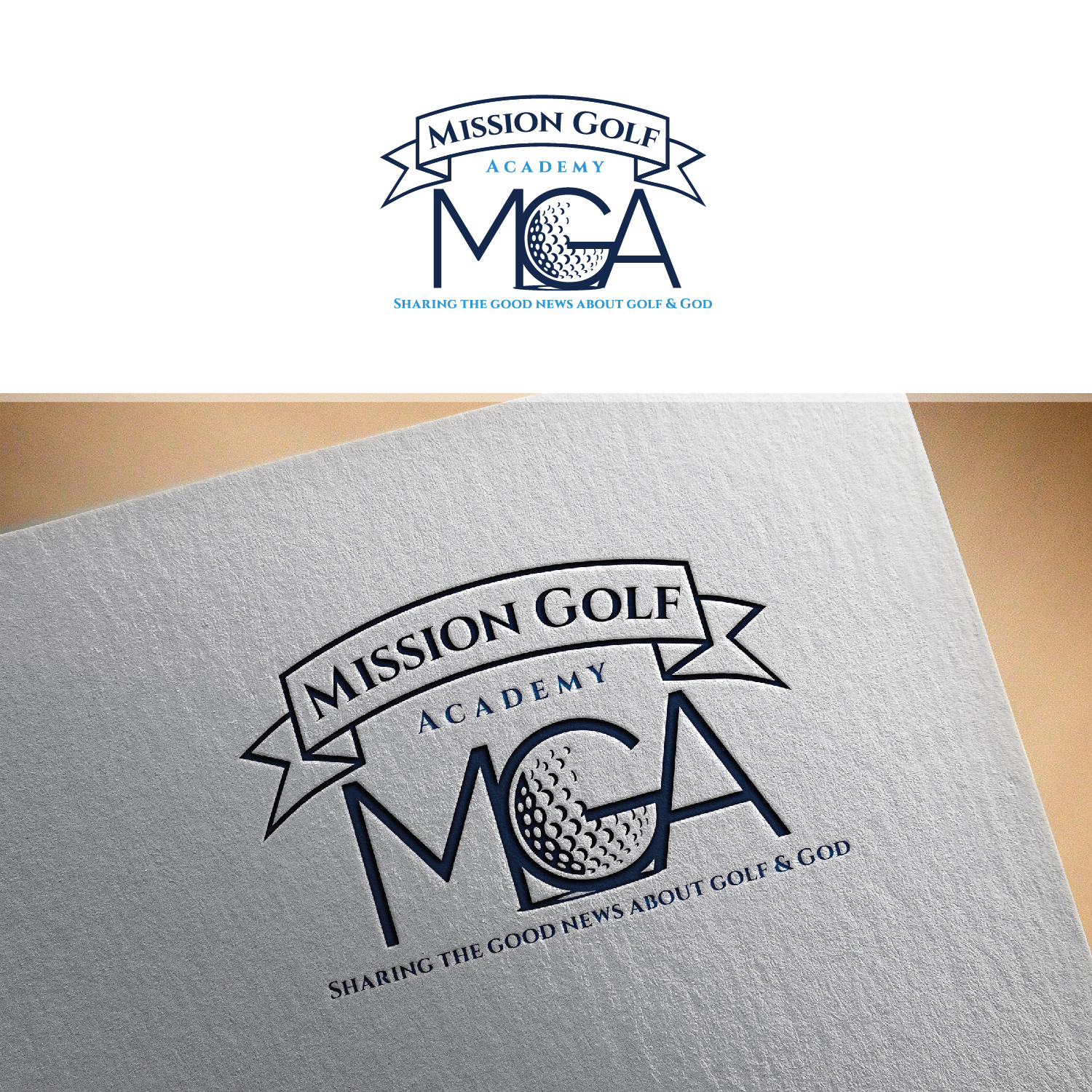 Logo Design by Maxo-Biz for Mission Golf Academy | Design #26985691