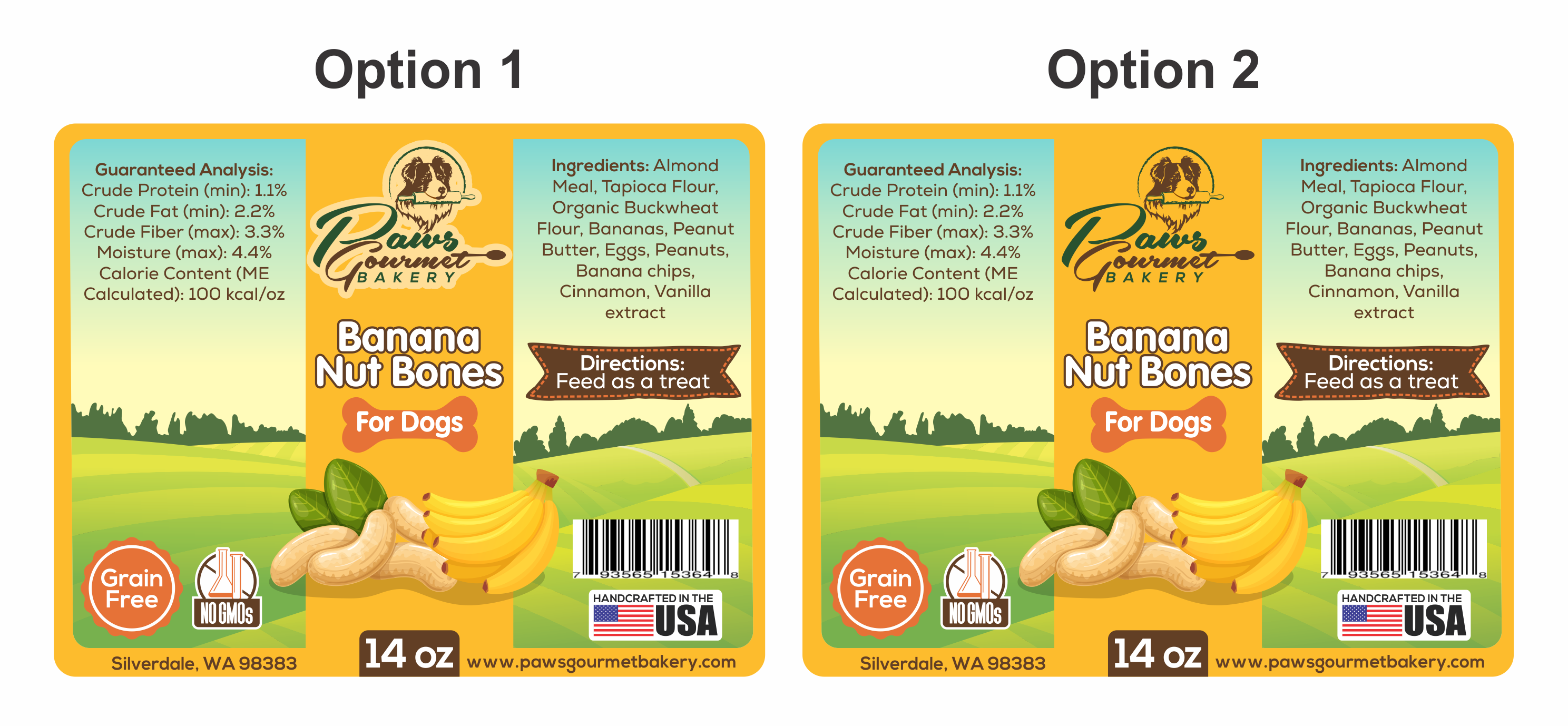 Label Design by Jose Loaiza for Paws Gourmet Bakery | Design #27035448
