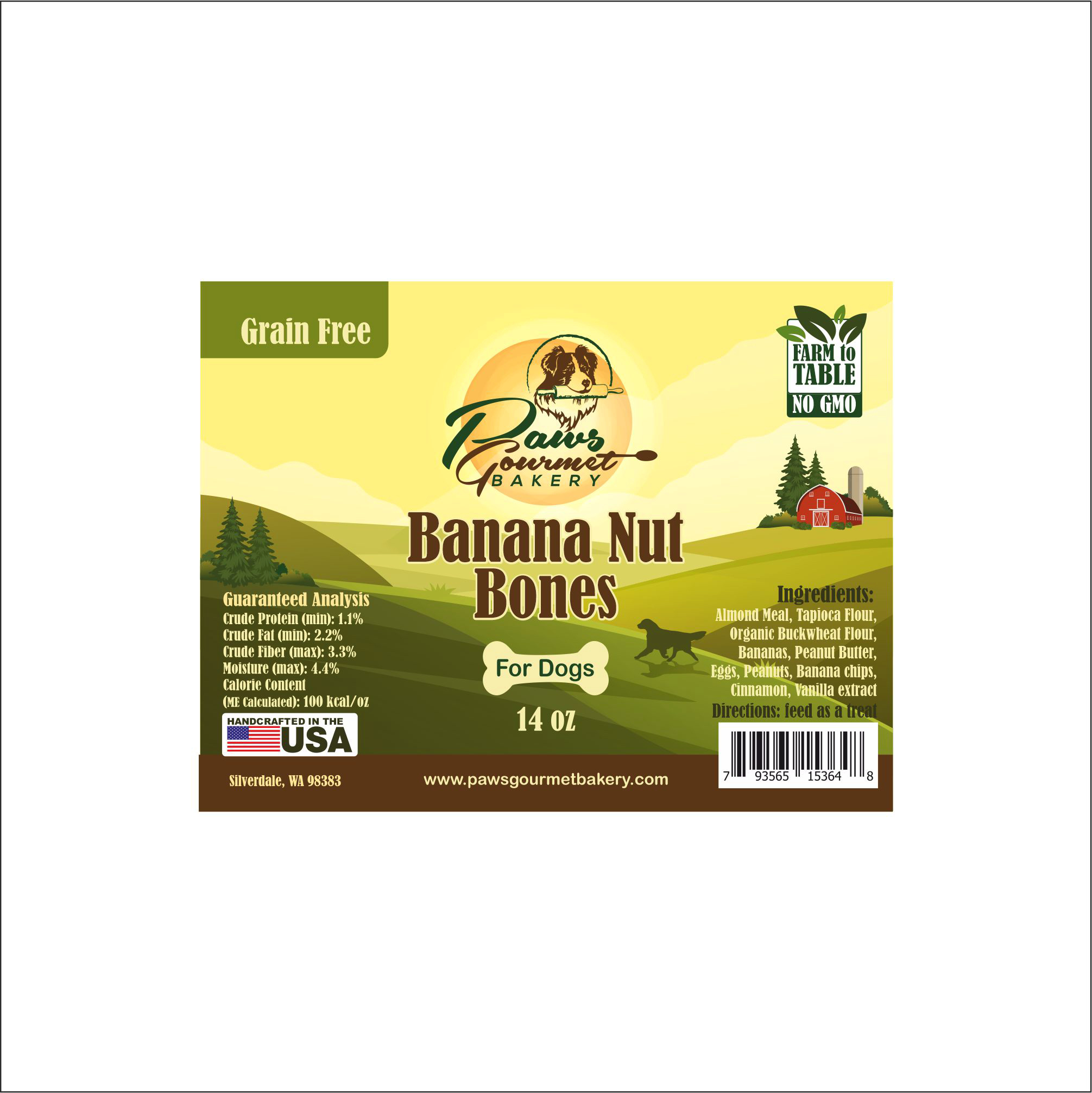 Label Design by Polina_pro for Paws Gourmet Bakery | Design #27062010