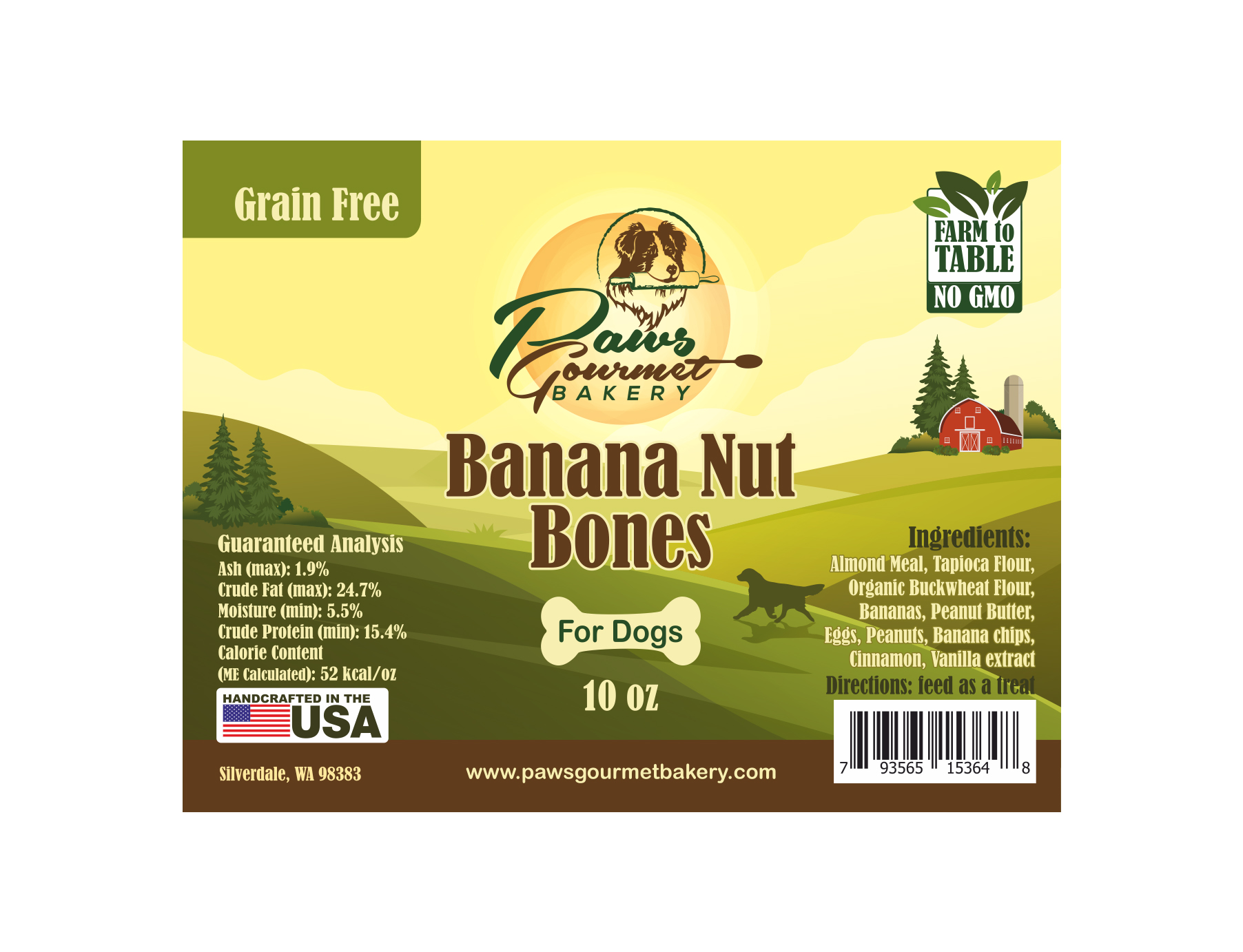 Etikett-Design von Polina_pro für Paws Gourmet Bakery | Design #27085054