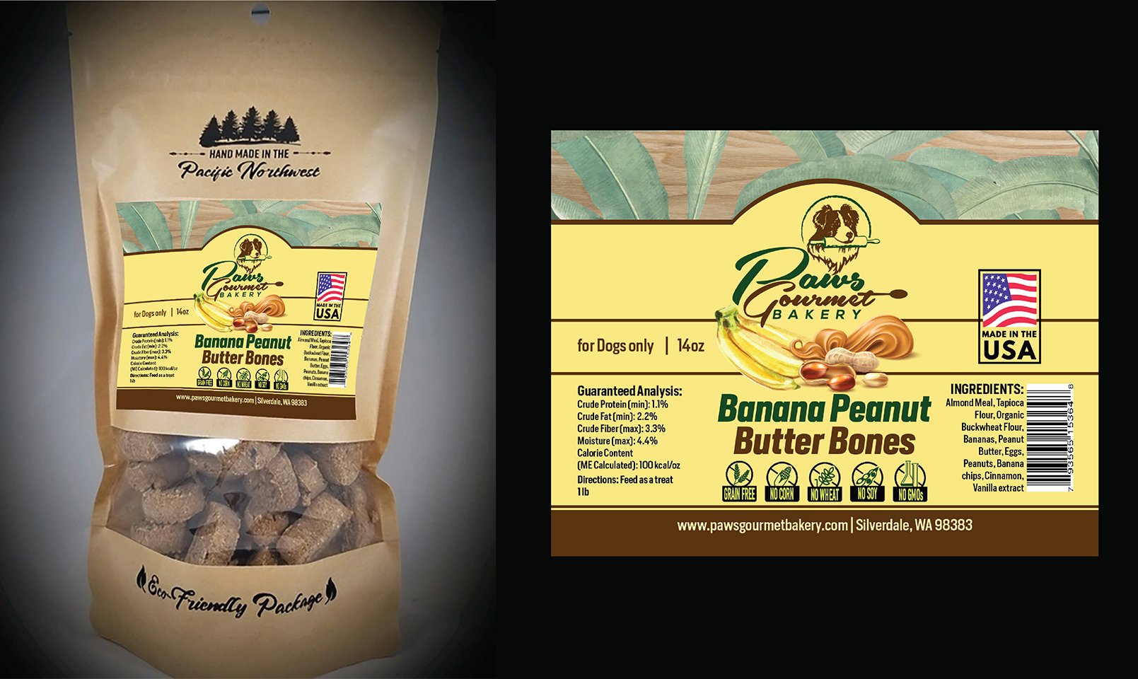 Label Design by Deziners Zone for Paws Gourmet Bakery | Design #26984727
