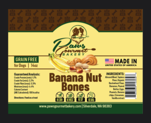 Label Design by Deziners Zone for Paws Gourmet Bakery | Design: #26990346