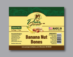 Label Design by Deziners Zone for Paws Gourmet Bakery | Design: #27020394