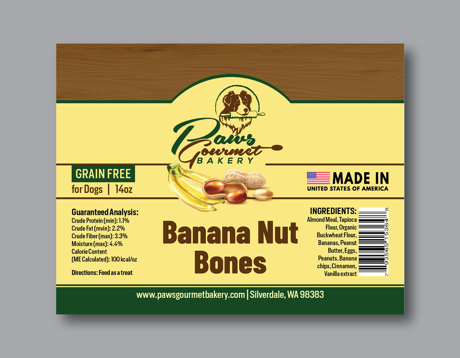 Design Étiquette par Deziners Zone pour Paws Gourmet Bakery | Design #27020395