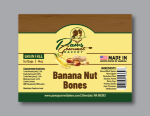 Label Design by Deziners Zone for Paws Gourmet Bakery | Design: #27020395