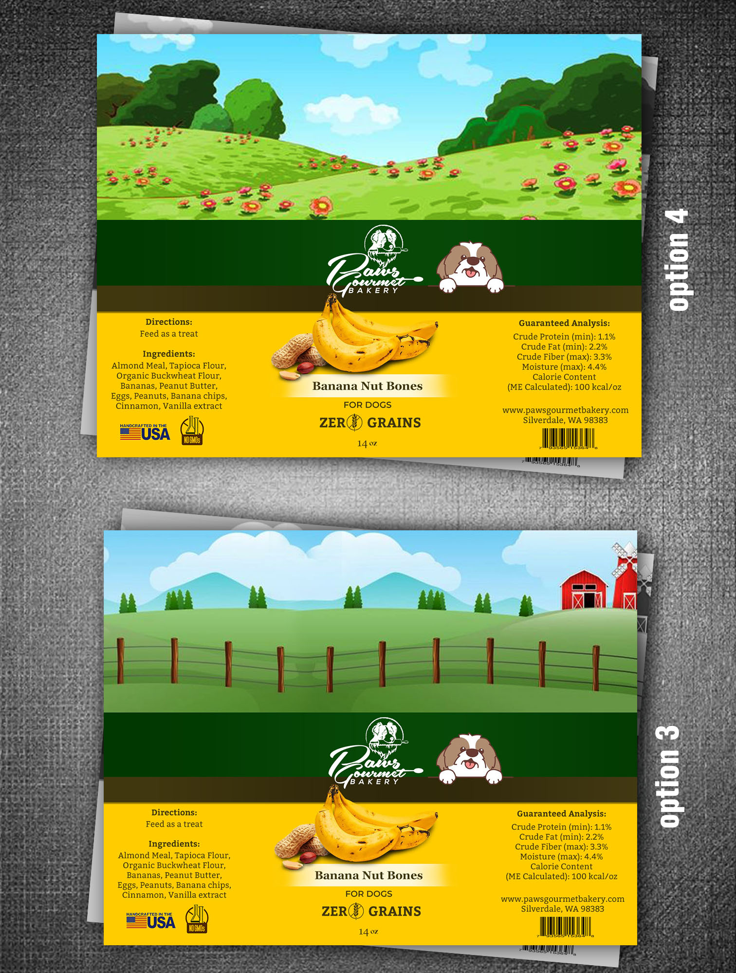 Label Design by rug for Paws Gourmet Bakery | Design #27017099