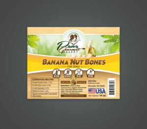 Grain Free Baked Dog Treat Labels | Etikett-Design von falcon.wings