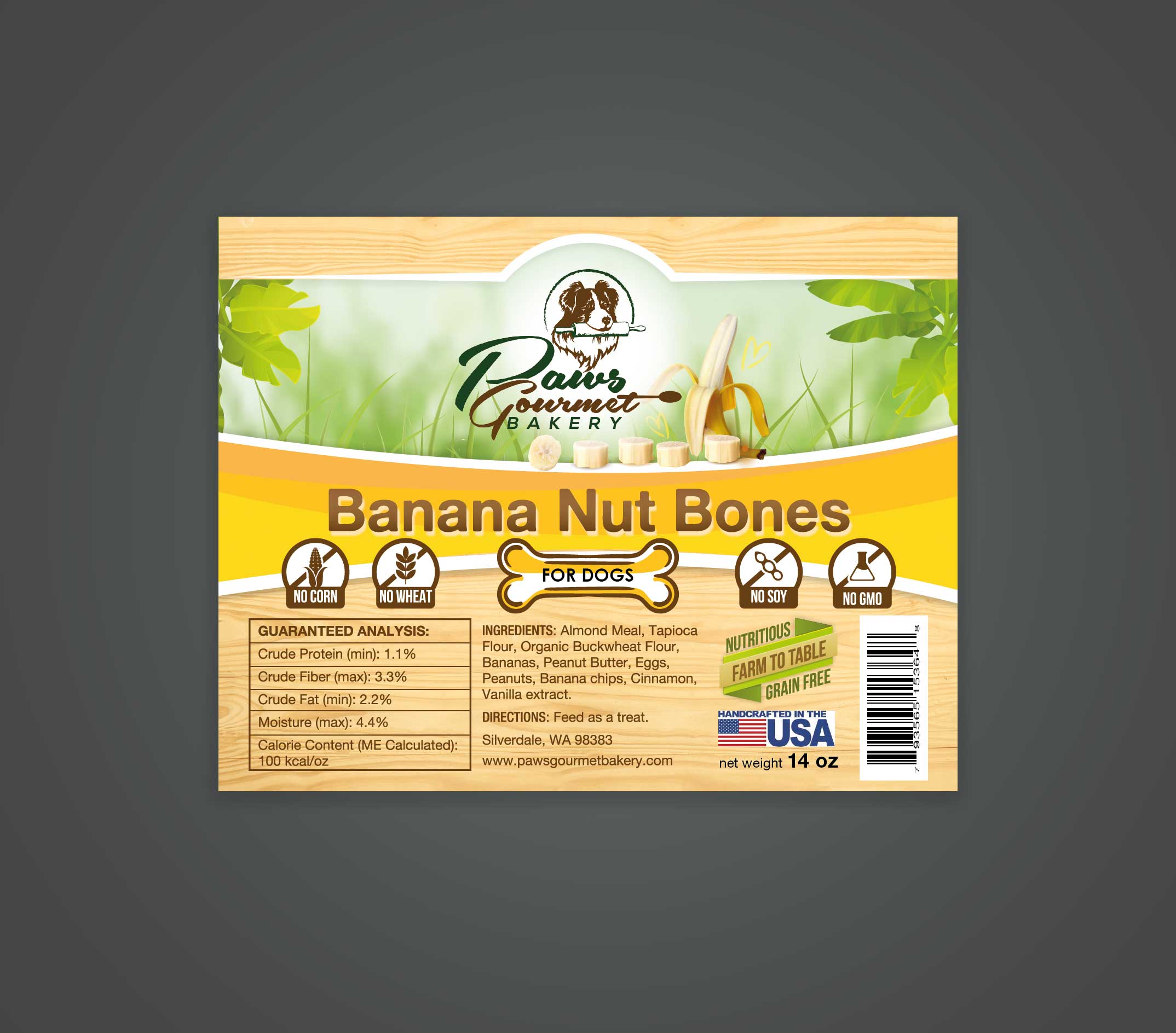 Label Design by falcon.wings for Paws Gourmet Bakery | Design #27009436