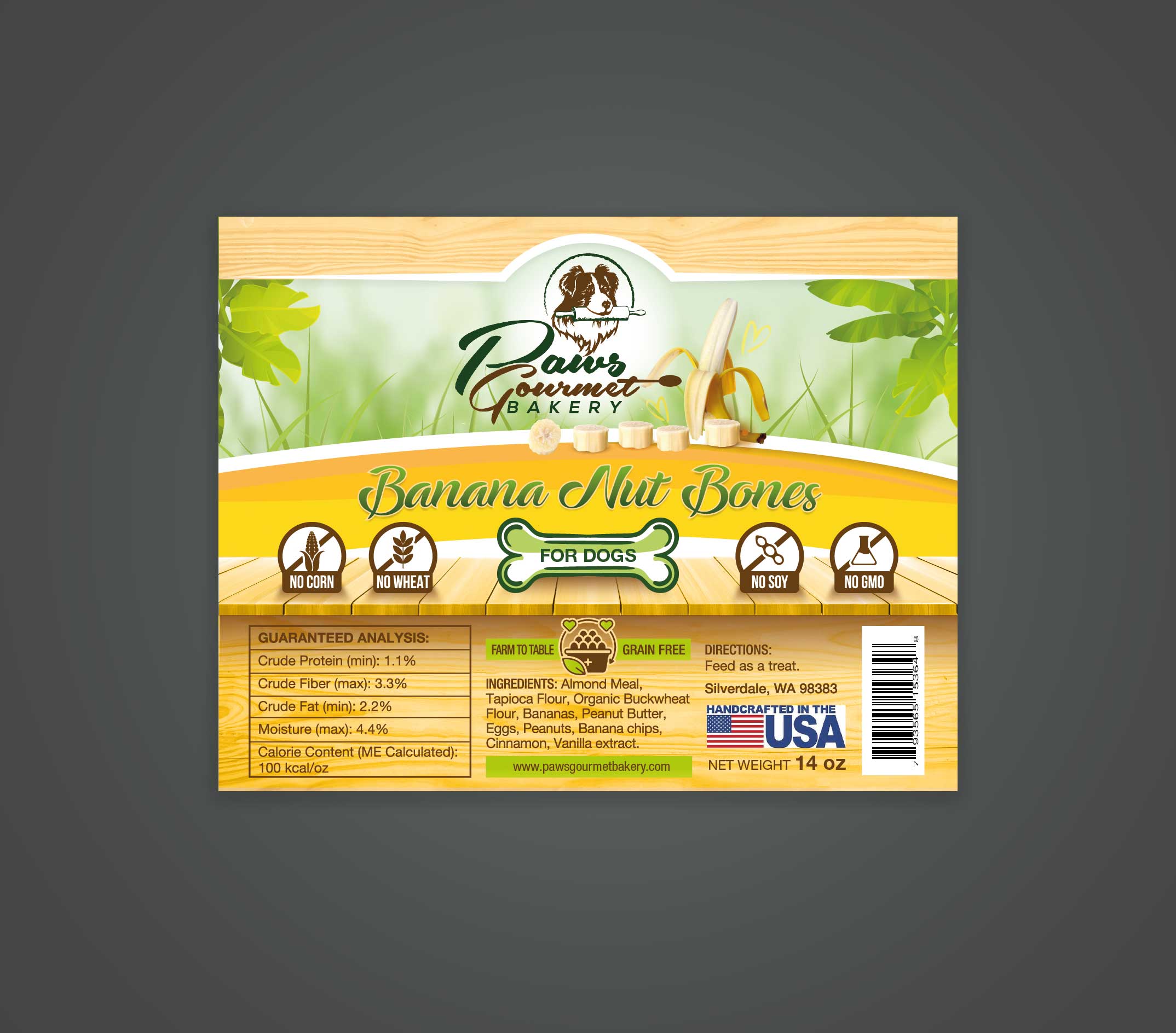 Label Design by falcon.wings for Paws Gourmet Bakery | Design #27009437