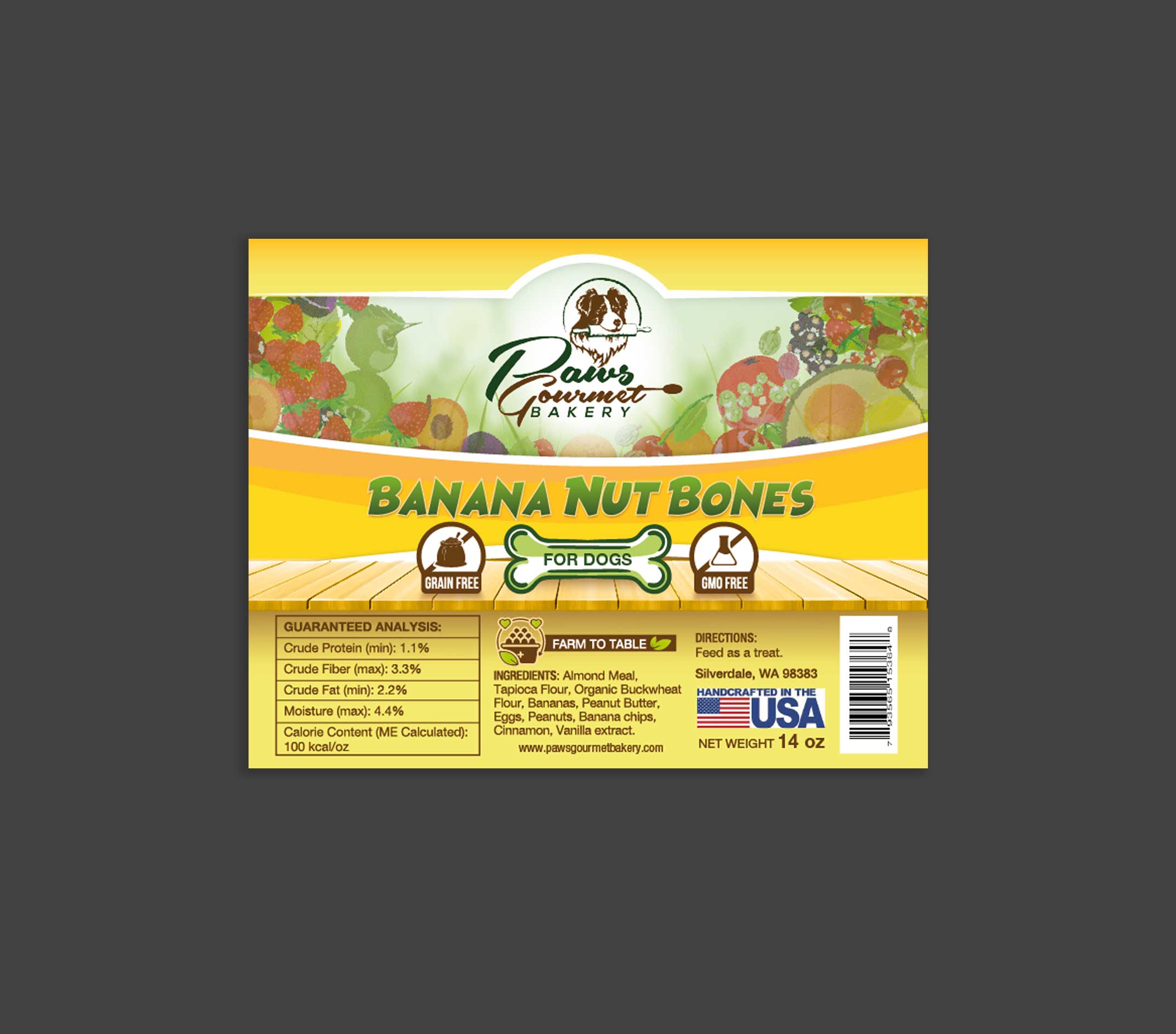 Label Design by falcon.wings for Paws Gourmet Bakery | Design #27036107