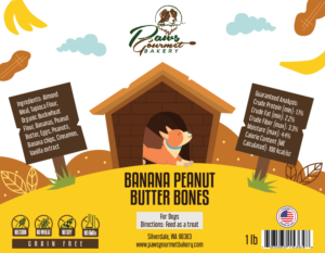 Label Design by Artandstuffbyshree for Paws Gourmet Bakery | Design #26987894