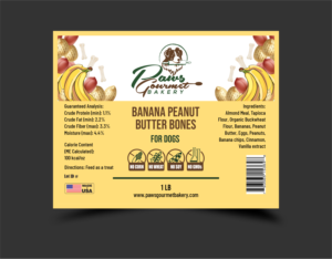 Label Design by sonu parmar for Paws Gourmet Bakery | Design: #26984692