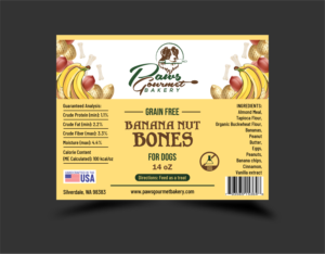 Design Étiquette par sonu parmar pour Paws Gourmet Bakery | Design : #26988579