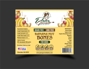 Label Design by sonu parmar for Paws Gourmet Bakery | Design: #27008056
