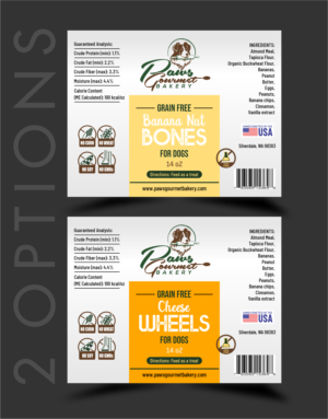 Label Design by sonu parmar for Paws Gourmet Bakery | Design: #27040315