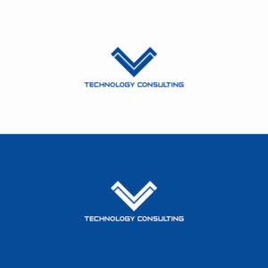 V or a technology design with a V or a Mountain design with a V | Design de Logo par agung 25