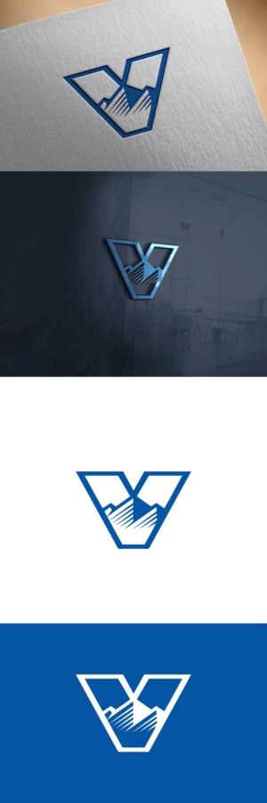 V or a technology design with a V or a Mountain design with a V | Logo Design by JUEL RANA 525340