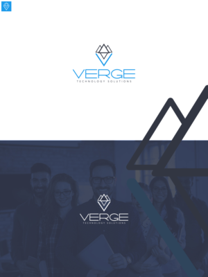 V or a technology design with a V or a Mountain design with a V | Logo Design by JohnM.