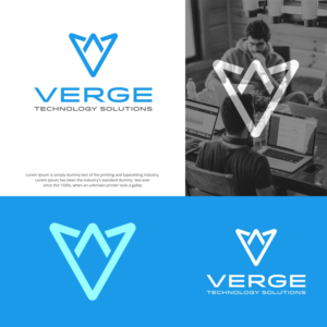 V or a technology design with a V or a Mountain design with a V | Logo Design by CIG Designer