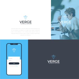 V or a technology design with a V or a Mountain design with a V | Logo Design by sonimaulana.dc