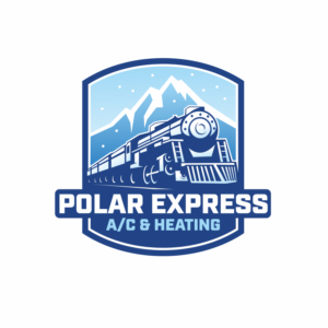 Polar Express A/C & Heating | Logo Design by mazyo2x