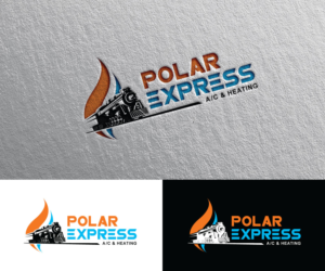 Polar Express A/C & Heating | Logo Design by Iris 3