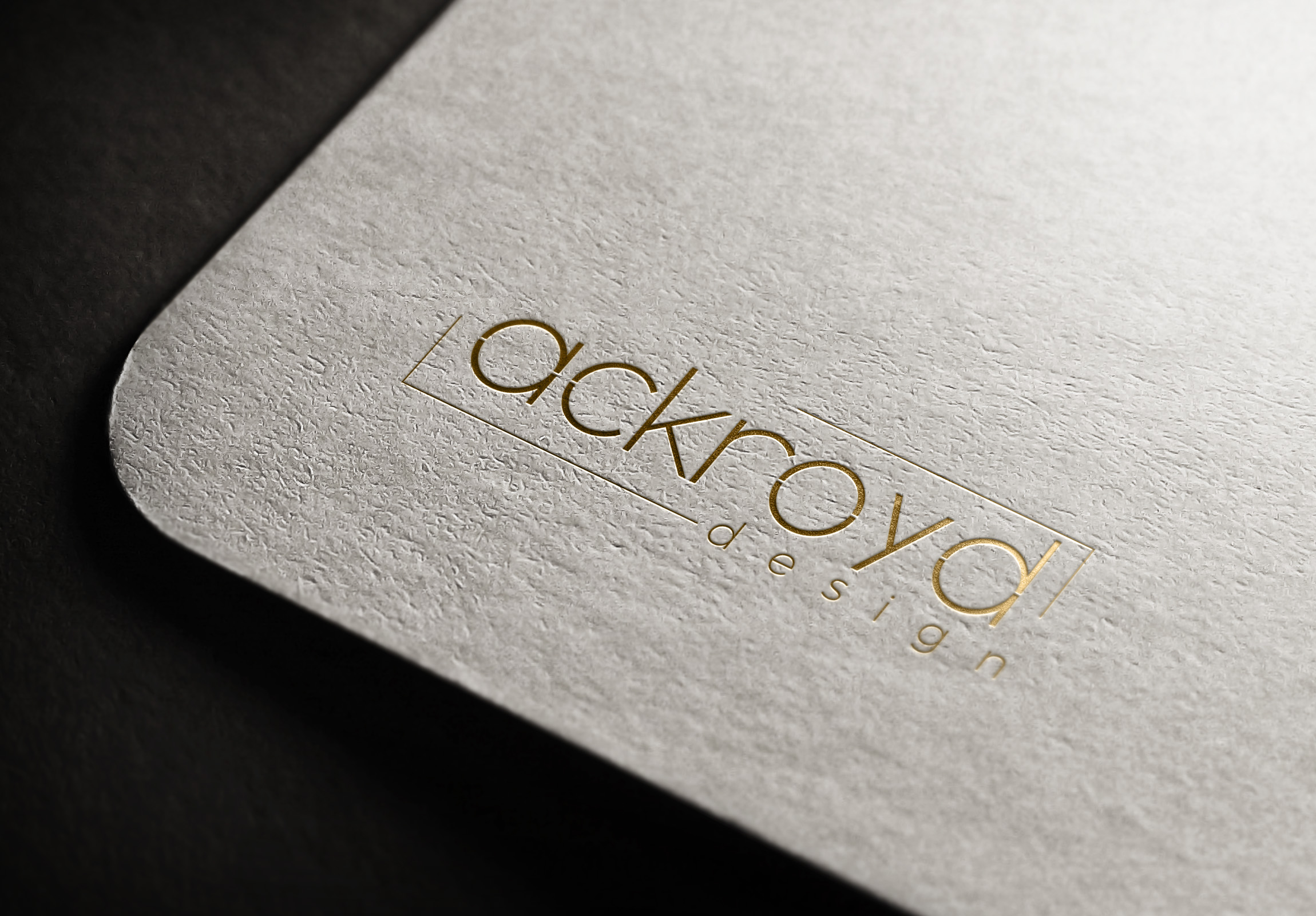 Diseño de Logo por Deziners Zone para Ackroyd Design | Diseño #26986323