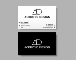 Diseño de Logo por GVisions para Ackroyd Design | Diseño: #27030613