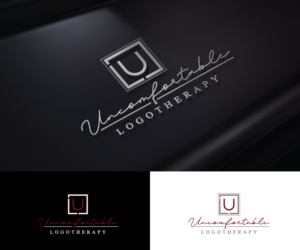 Uncomfortable Logotherapy | Diseño de Logo por step forward 2