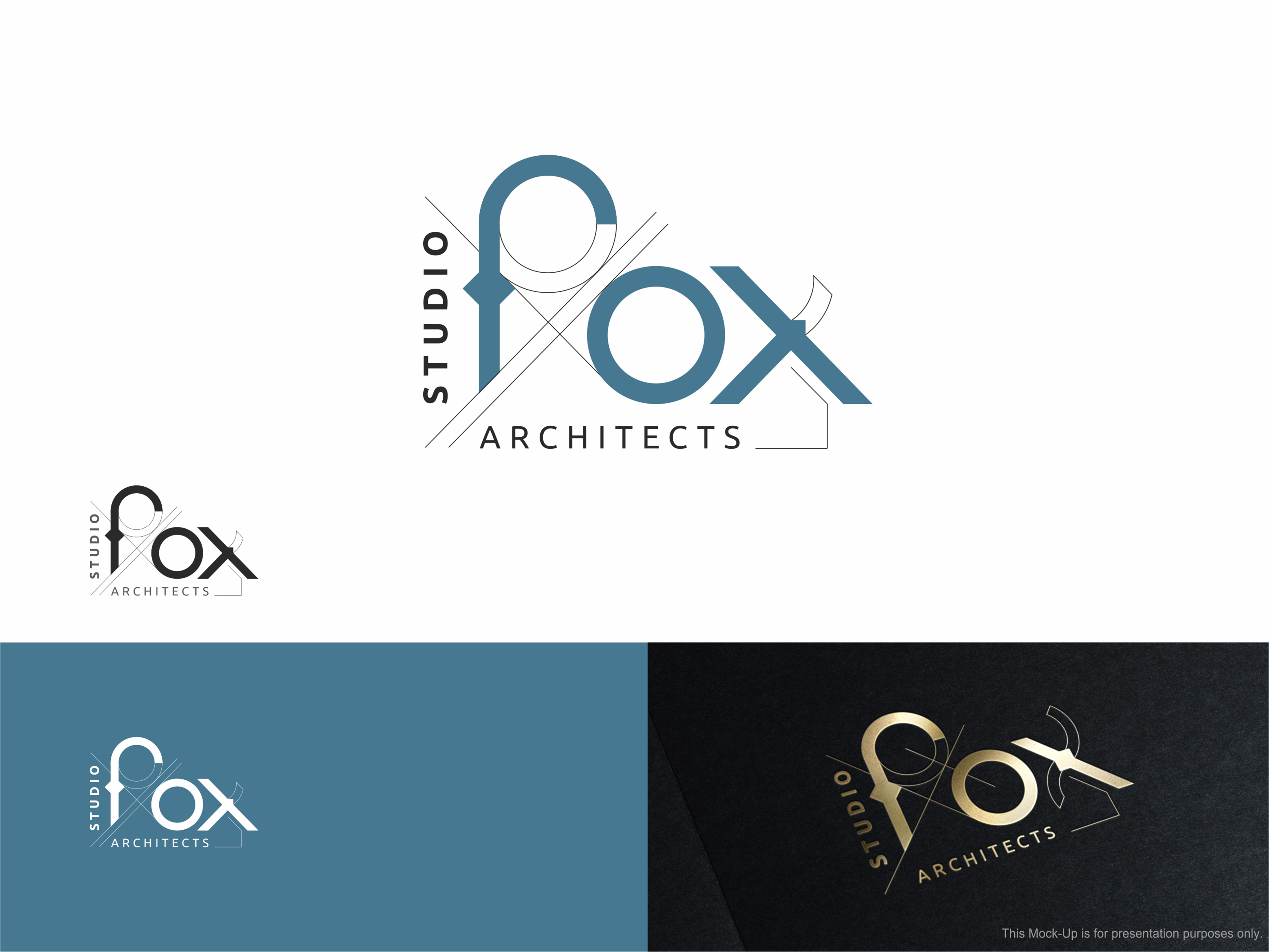 Logo-Design von Olesya K für Studio Fox Architects | Design #27008676