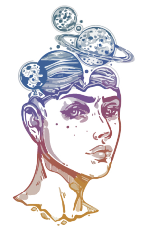 Design of Surfing Related Culture Things coming out of a Head | Design de T-shirt par luutrongtin89