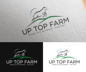Up Top Farm | Logo Design by Dot Design 3