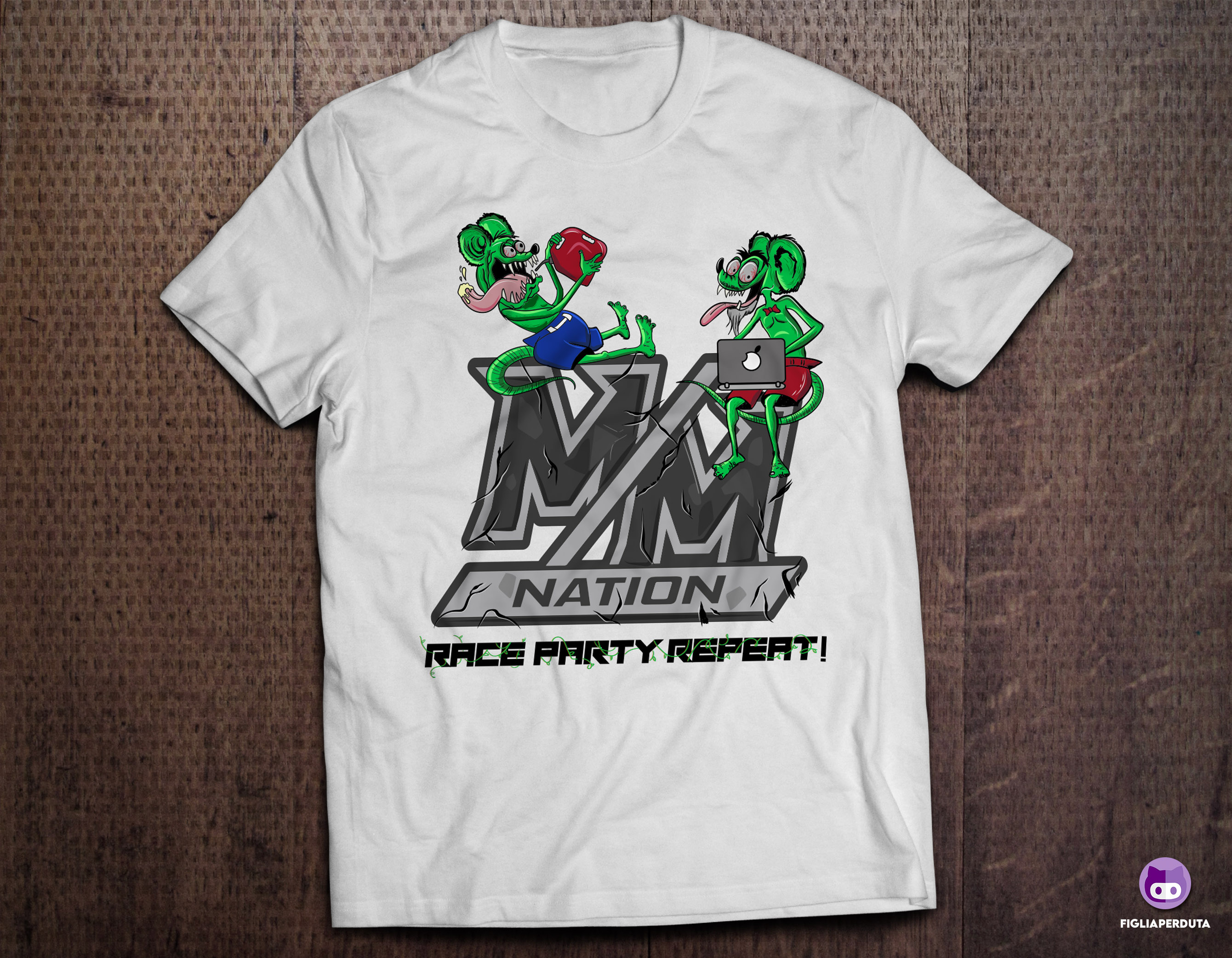 T-Shirt-Design von FigliaPerduta für Mini Moto Nation | Design #26993726