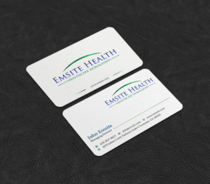 Business Card Design by INDIAN_Ashok for Emsite Health | Design: #26996144