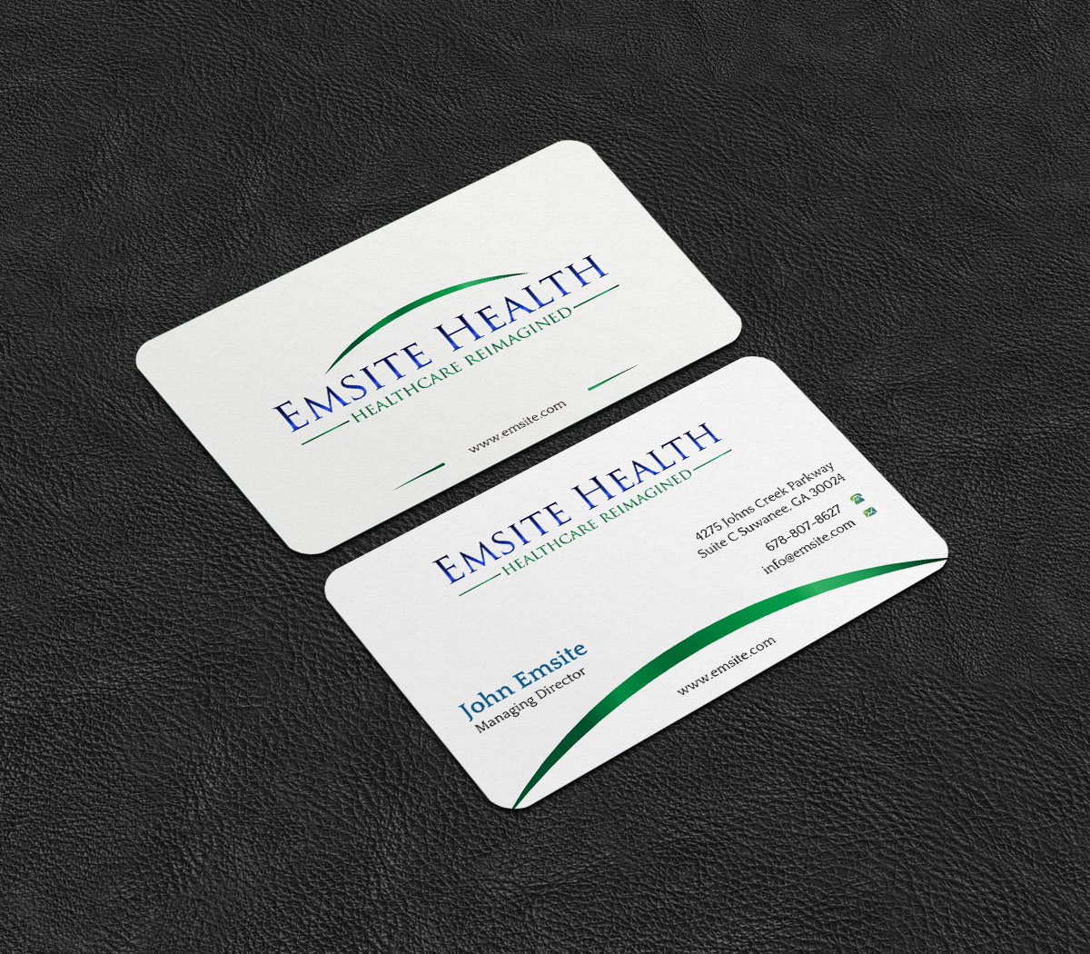 Business Card Design by INDIAN_Ashok for Emsite Health | Design #26996150