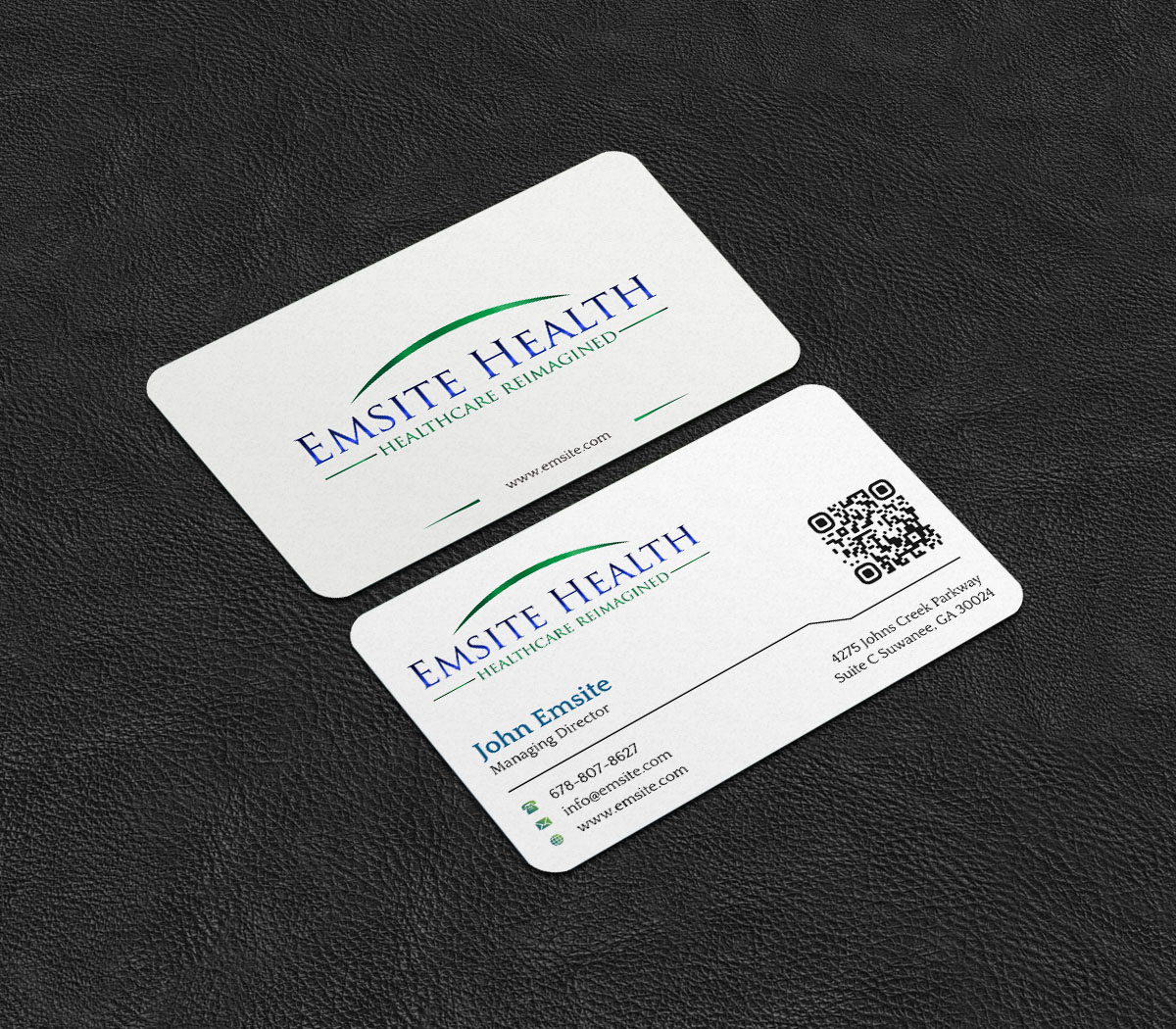 Business Card Design by INDIAN_Ashok for Emsite Health | Design #26996152