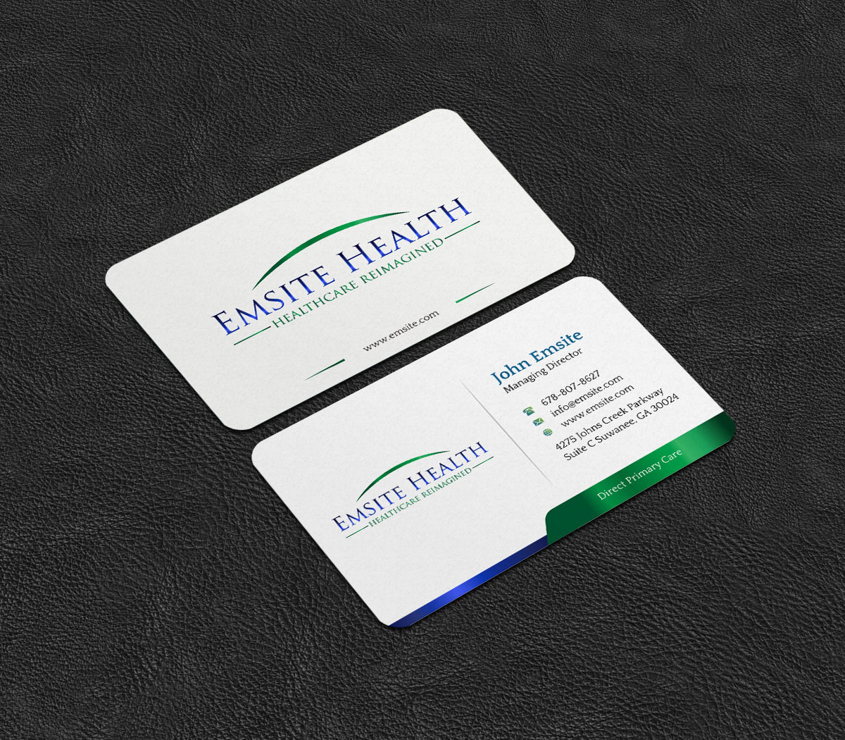 Business Card Design by INDIAN_Ashok for Emsite Health | Design #26996154