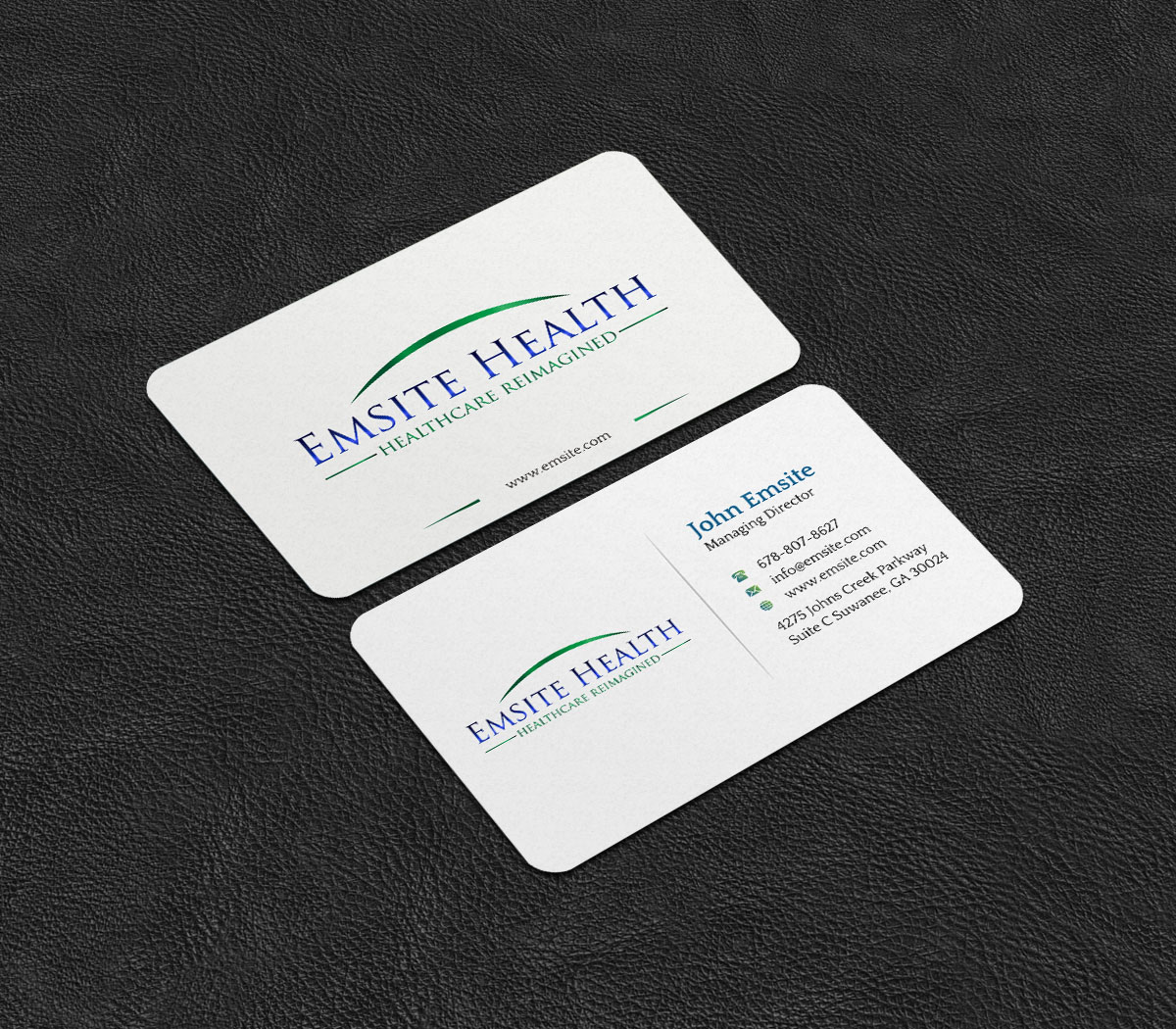 Business Card Design by INDIAN_Ashok for Emsite Health | Design #26996155