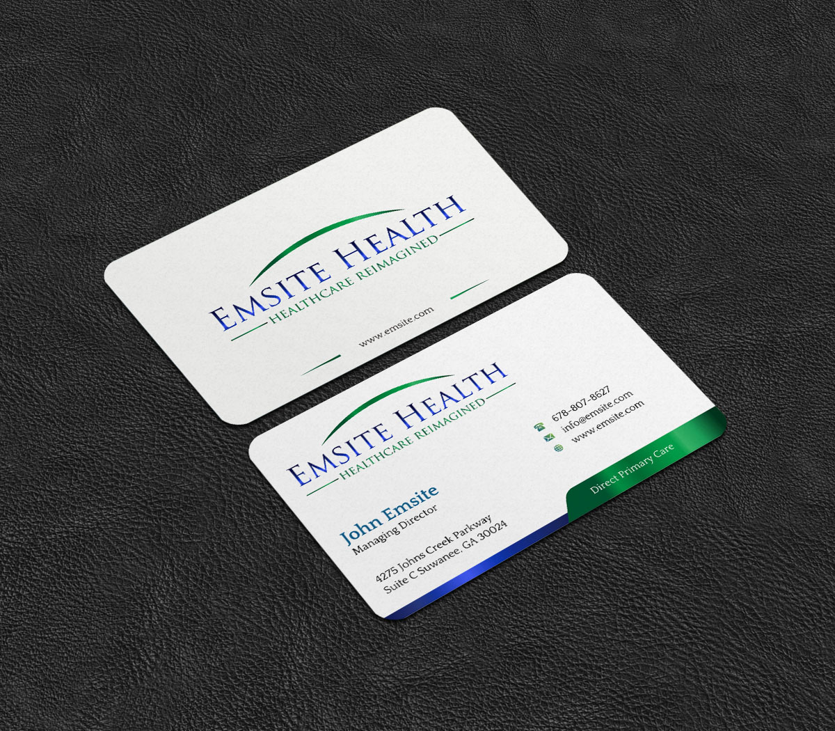 Business Card Design by INDIAN_Ashok for Emsite Health | Design #26996156