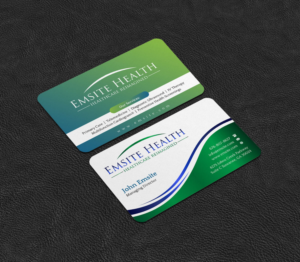 Business Card Design by INDIAN_Ashok for Emsite Health | Design: #26996158
