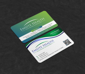 Business Card Design by INDIAN_Ashok for Emsite Health | Design: #26996159