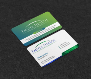 Business Card Design by INDIAN_Ashok for Emsite Health | Design: #26996172