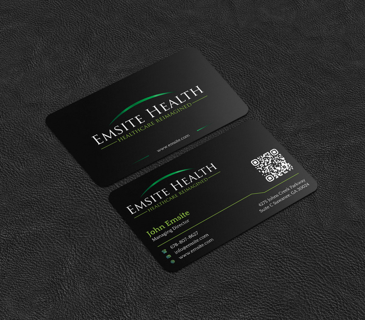 Business Card Design by INDIAN_Ashok for Emsite Health | Design #26996177