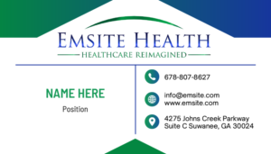 Design de Carte de Visite par aniep pour Emsite Health | Design : #26988720
