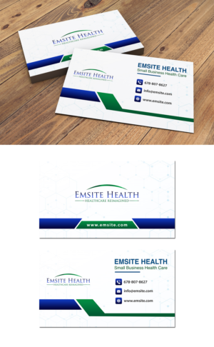 Business Card Design by debdesign for Emsite Health | Design: #26988808