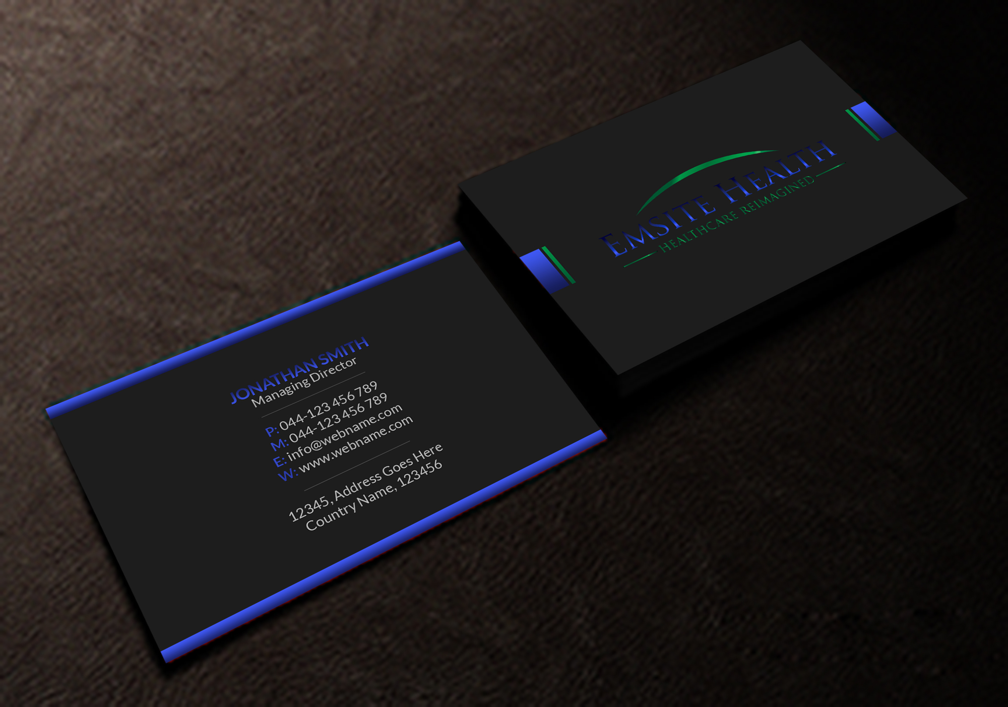 Business Card Design by Creations Box 2015 for Emsite Health | Design #26989689