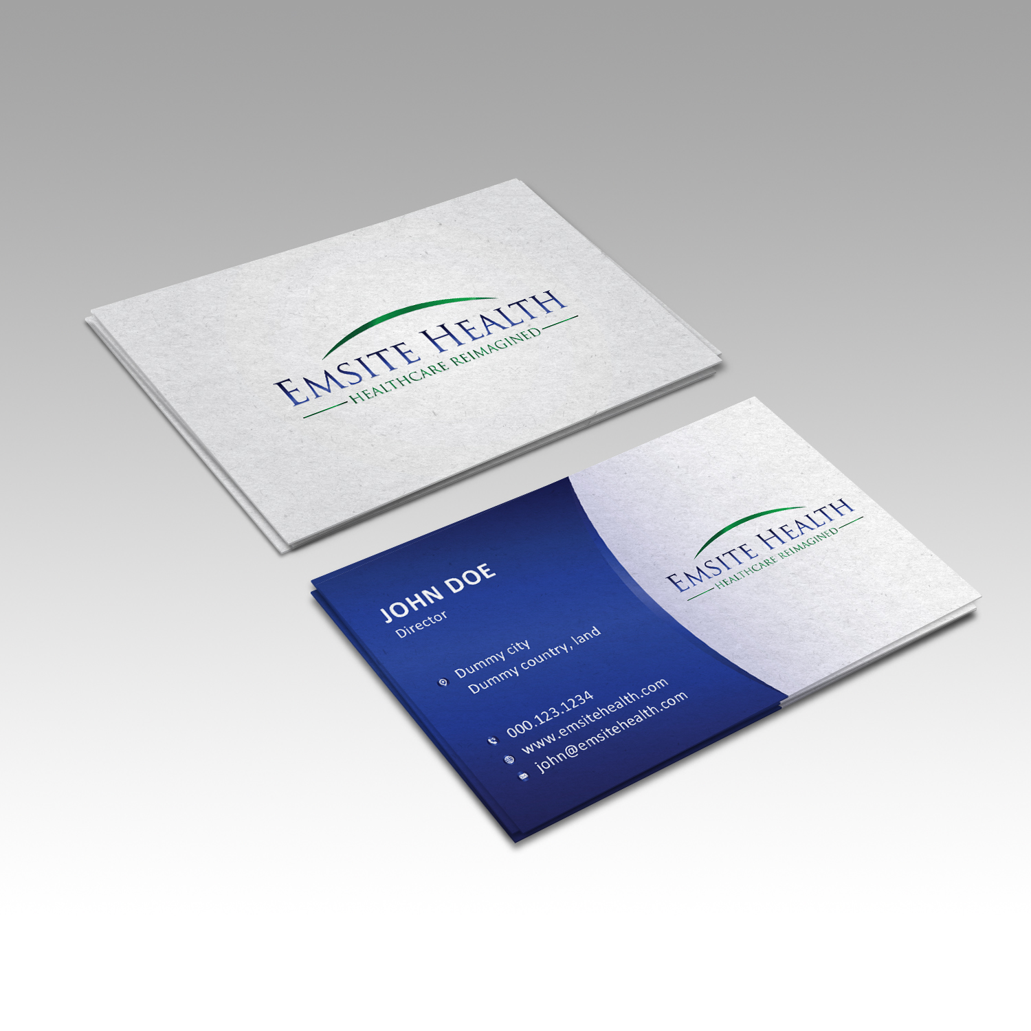 Business Card Design by Creative Jiniya for Emsite Health | Design #26989382