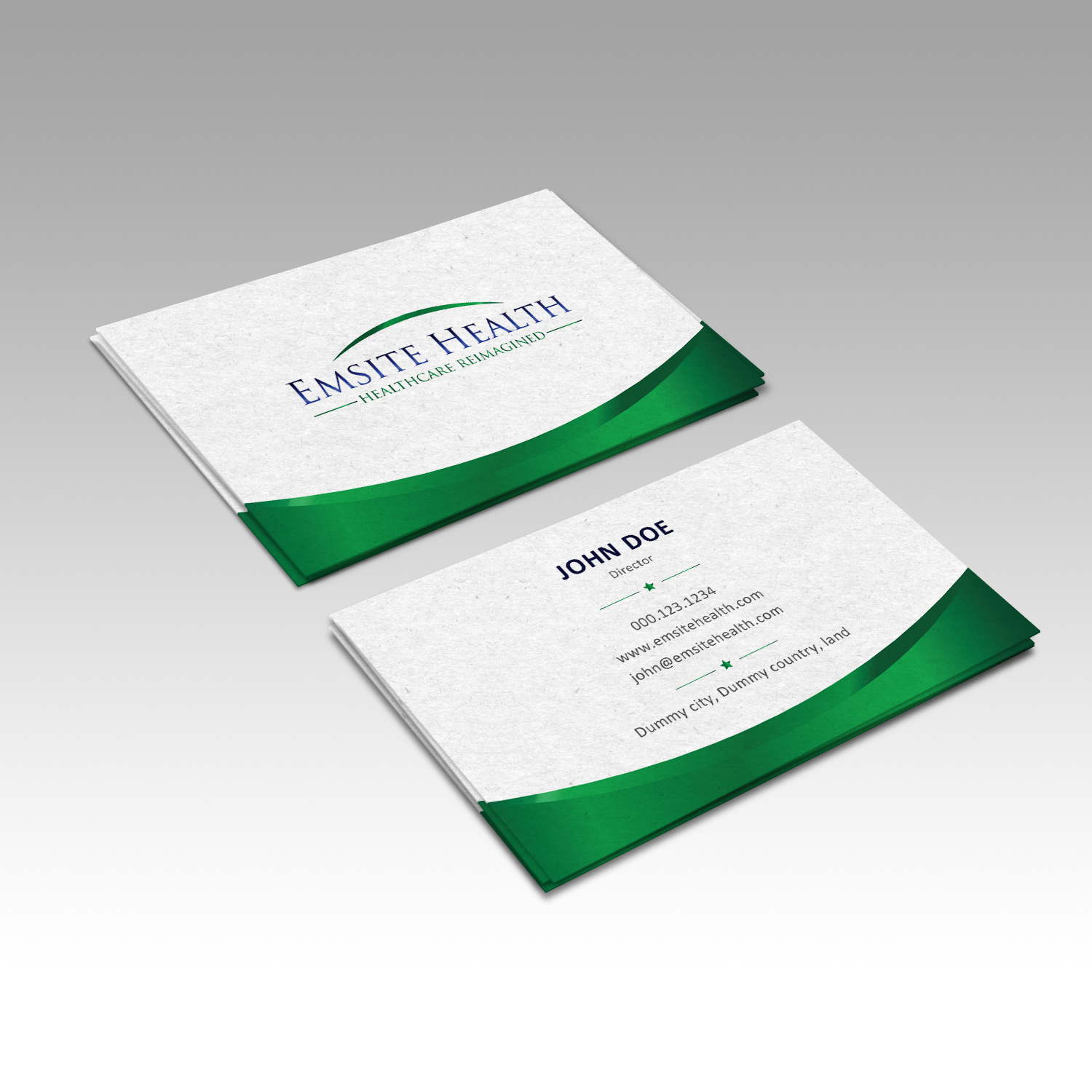 Business Card Design by Creative Jiniya for Emsite Health | Design #26989383